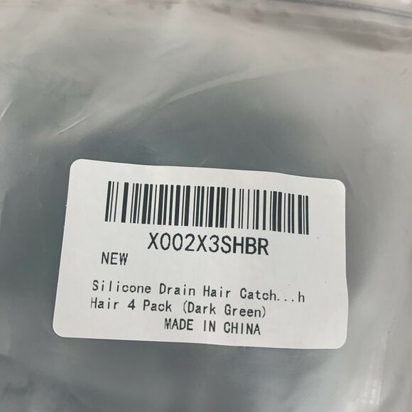 Drain Hair Catcher 4 Pack Shower Drain Cover for Bathtub Kitchen Sink Strainer - Picture 4 of 12